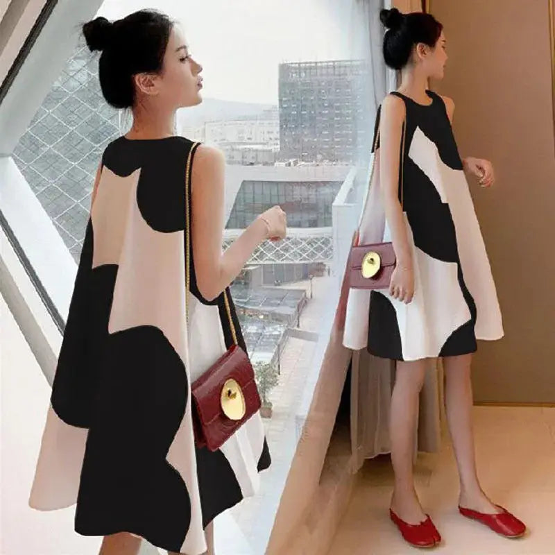 Maternity Dress Summer Korean Version Loose Maternity Dress Summer Long Holiday Pregnant Women Skirts Vestidos De Fotografía Nova Trendz