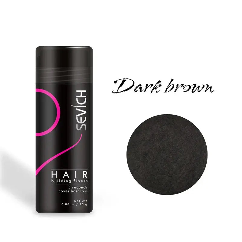 Sevich Hair fiber Spray 25g Keratin Hair Building Fibers Regrowth Powder Hair Root Cover Up Thickening Hair Loss Concealer Spray Nova Trendz