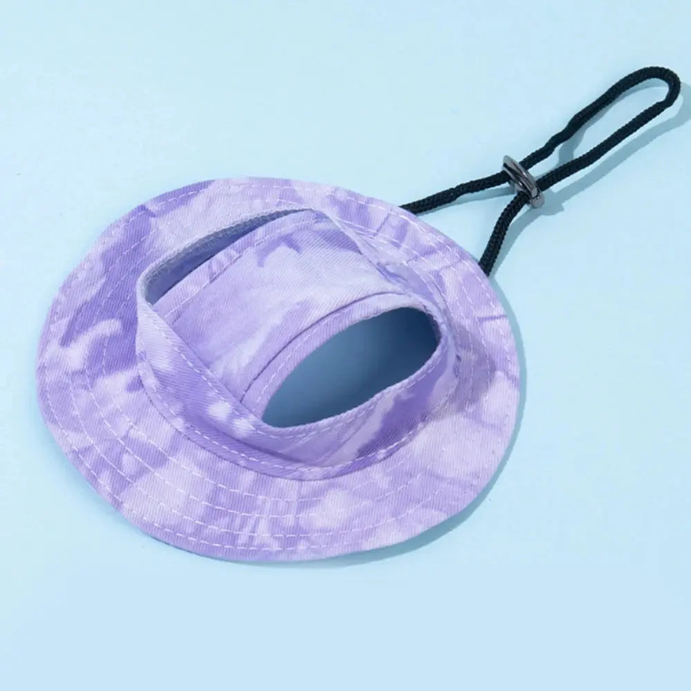 Pet Hat with Ear Holes Summer Outdoor Cute Dog Cat Hat Colorful Adjustable Baseball Cap for Small Medium Dogs Cats Pet Supplies Nova Trendz