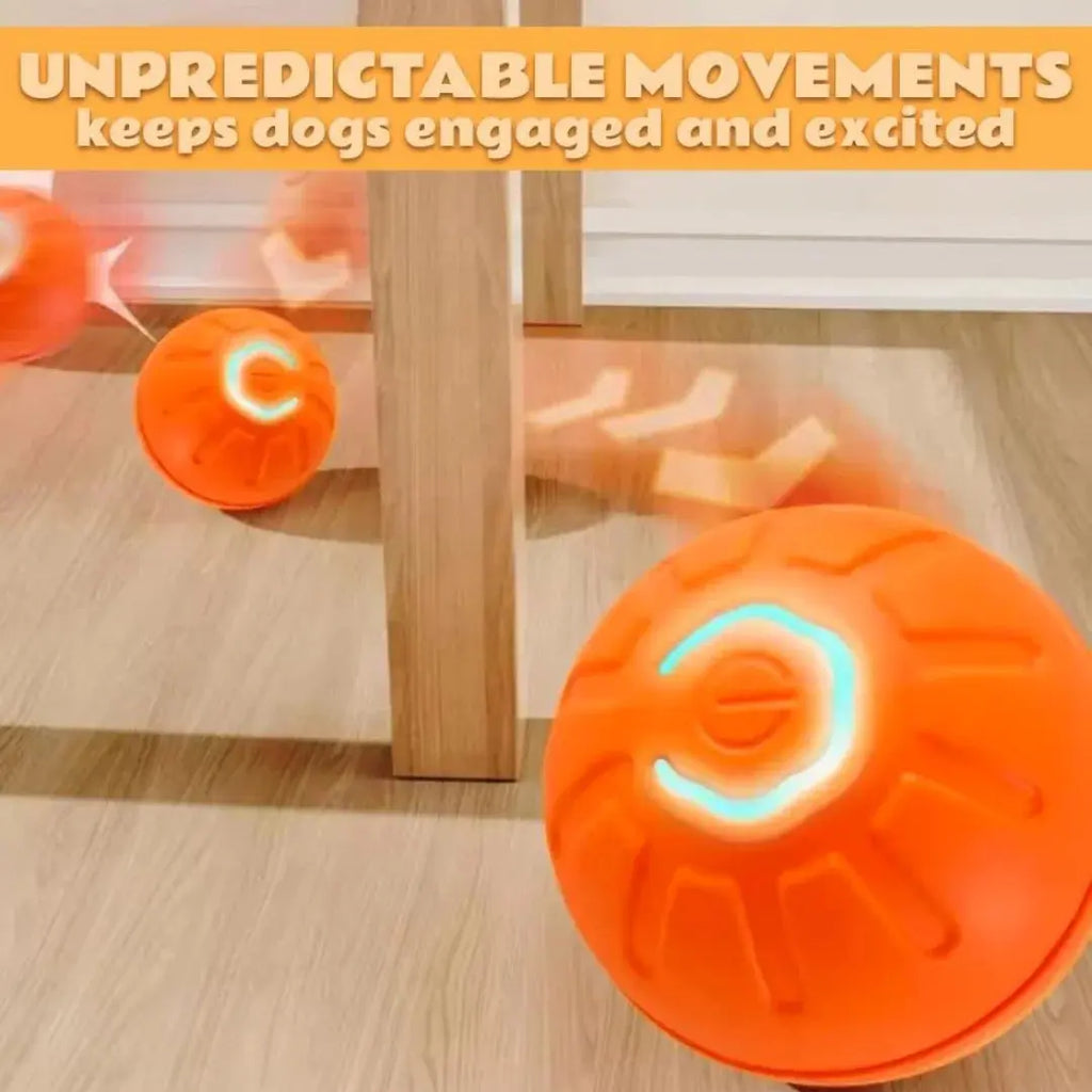 Pet toys Gravity Electric Amusement Pet Ball Smart Bouncing Ball For Dogs and Cats - Nova Trendz