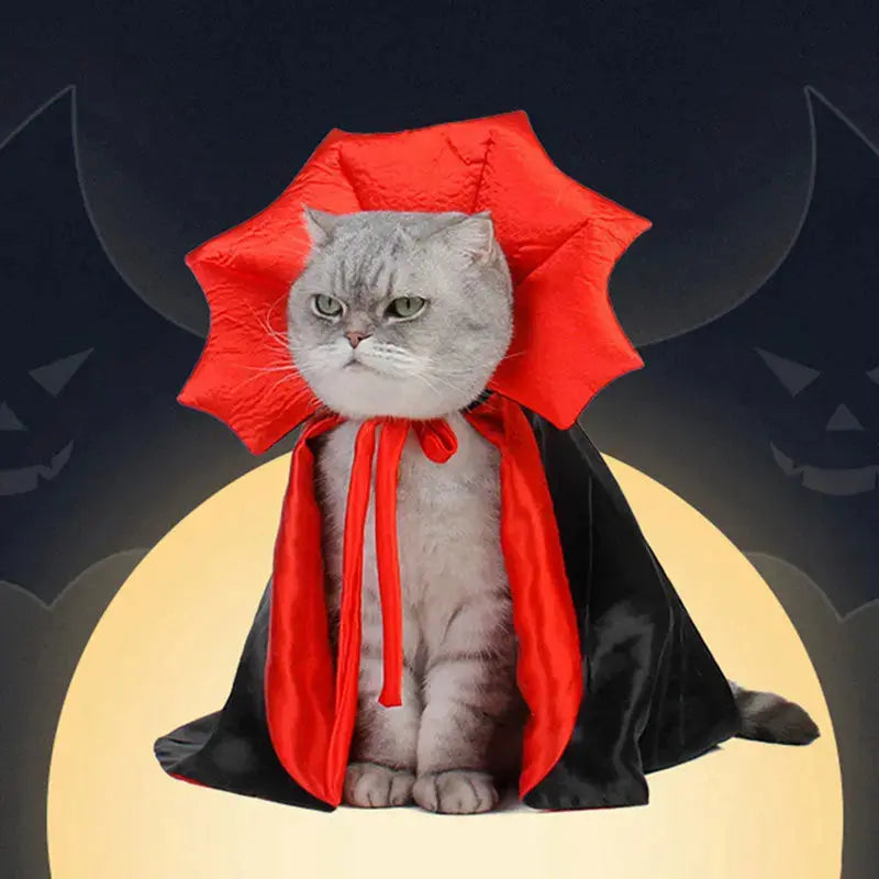 New Funny Pet Dog Halloween Costume Dog Cat Costumes for Small Dogs Cosplay Vampire Cloak  Dog Cat Clothes Cloak Pet Supplies Nova Trendz