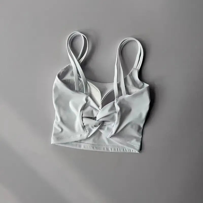 Women's Sports Bras Fitness Top, Sexy Lingerie, Push Up Fixed Pad, Yoga Bra, Back knotted Underwear, Running Vest, Gym Tops - Nova Trendz