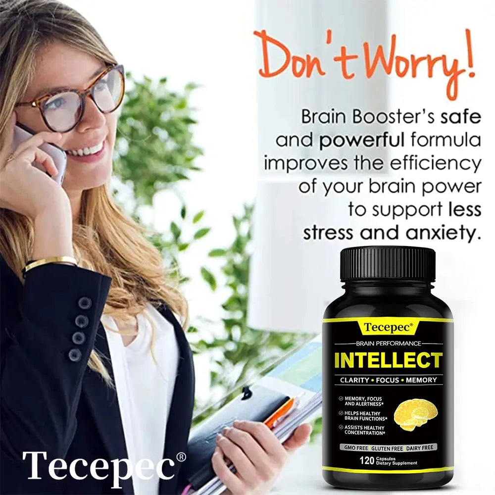 Nootropics - Support healthy brain function, help fight mental dullness and brain fog, and slow brain aging Nova Trendz