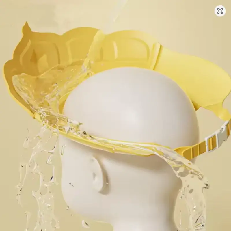 Baby Bath Caps Goods Infant Ear Protection Kids Shampoo Shield Bath Head Cover Baby Shower Cap Adjustable Hair Wash Hat Nova Trendz