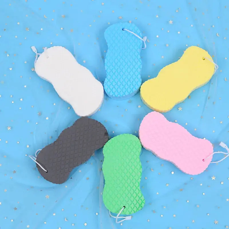 Soft Bath Sponge Body Scrub Bast Wisp Massage Brush Body Washcloth Skin Scrubber Relax Exfoliating Skincare Shower Accessories Nova Trendz