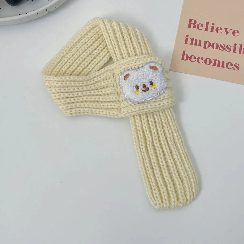Pet Christmas Scarf Cat Dog New Year Red Bear Warm Scarf Pet Winter Knitted Scarf Cat Collar Puppy Accessories Bow Ties for Dogs - Nova Trendz