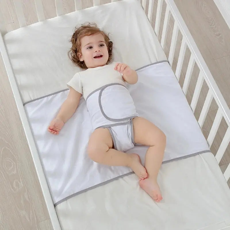 Baby Swaddles Wraps for 0-12 Months Boys Girls Newborn Rectangle Blanket Bed Protector Safe and Comfortable Bellyband - Nova Trendz