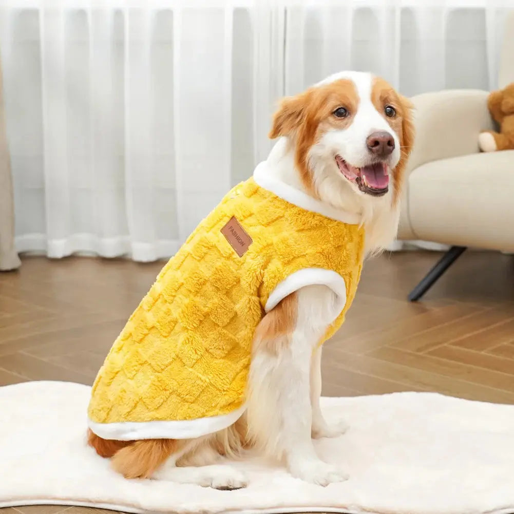 Big Dogs Clothes Winter Warm Sweater S-6XL Size Pet Clothing Golden Retriever Dog Coats Sweatshirt Pets Puppy Pullover Vest - Nova Trendz