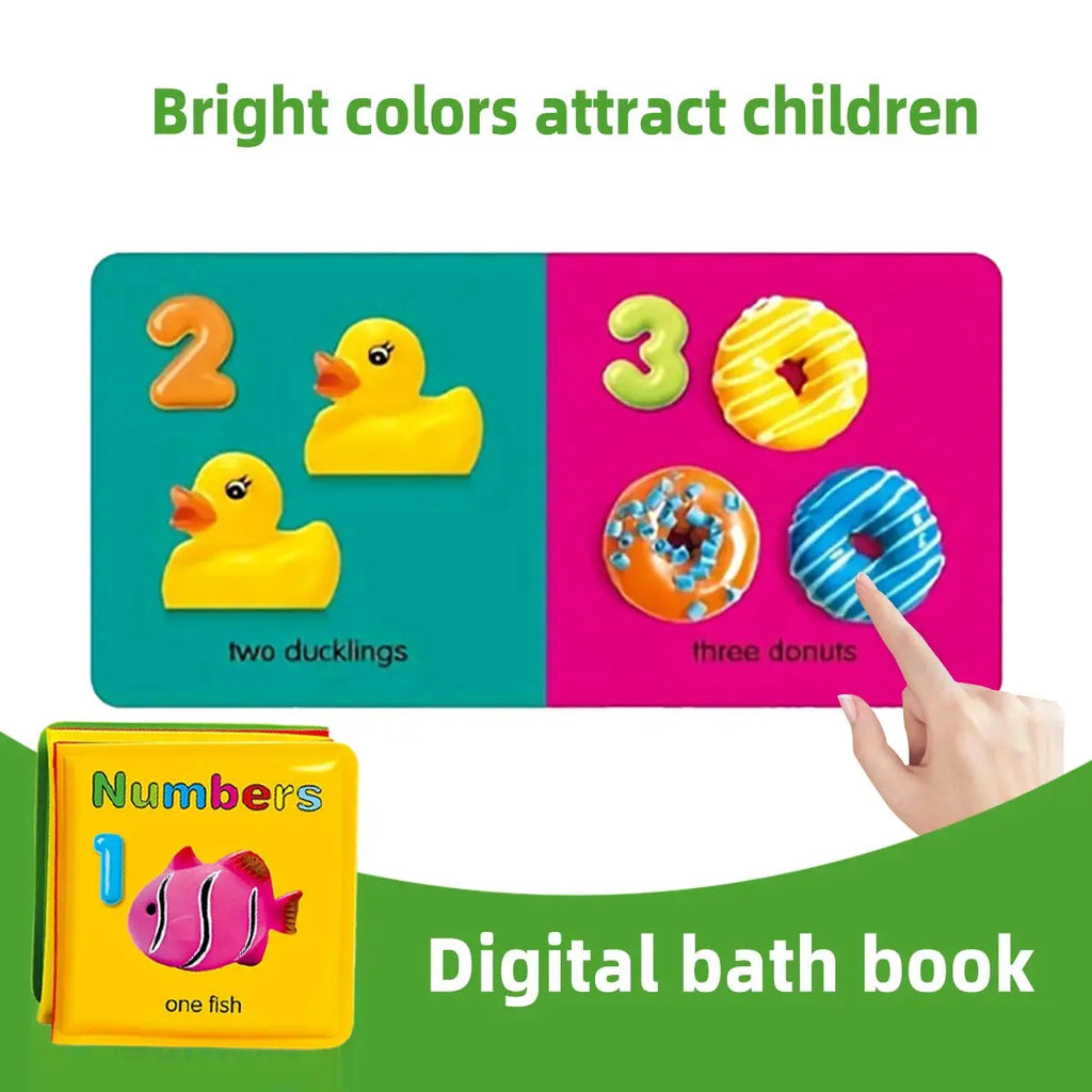 Floating Baby Bath Books for Baby,Kids Learning Bath Toys,Waterproof Bathtime Toys for Toddlers,Educational Infant Bath Toys. Nova Trendz