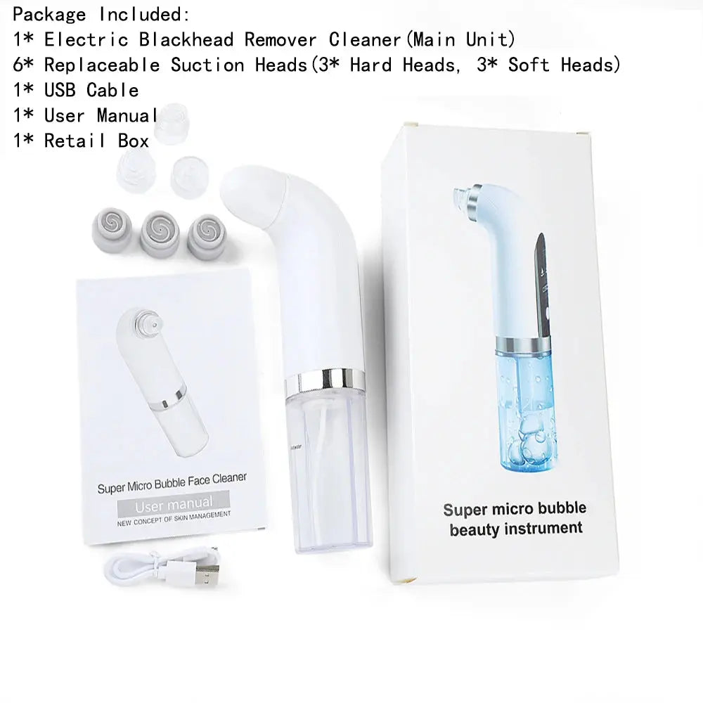Blackhead Remover Nose T Zone Pore Vacuum Acne Pimple Removal Vacuum Suction Tool Facial Diamond Dermabrasion Machine Face Clean Nova Trendz