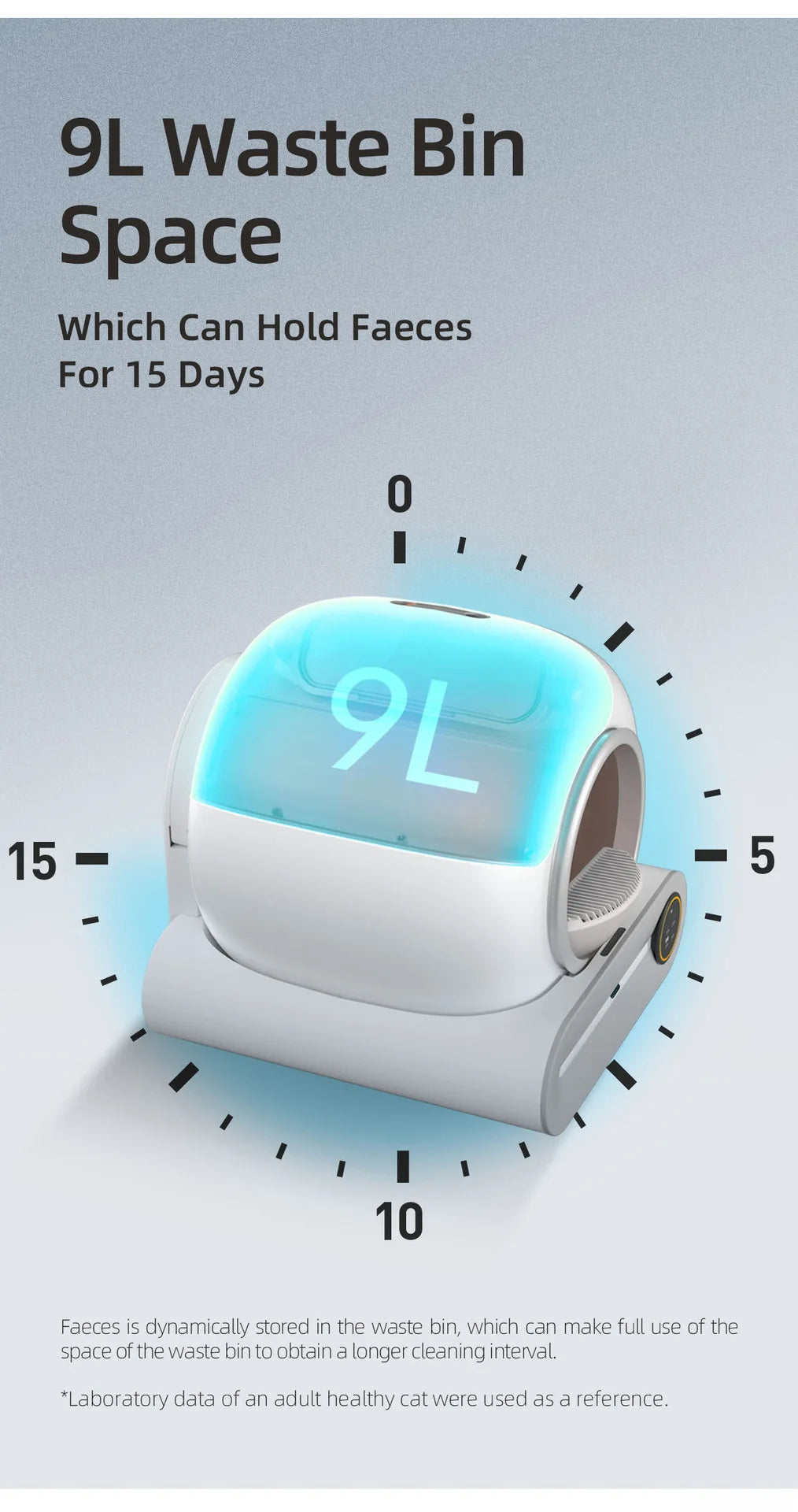 Intelligent self-cleaning cat litter box, automatic cleaning cat toilet, APP controlled Lonic deodorizer, cat litter tray