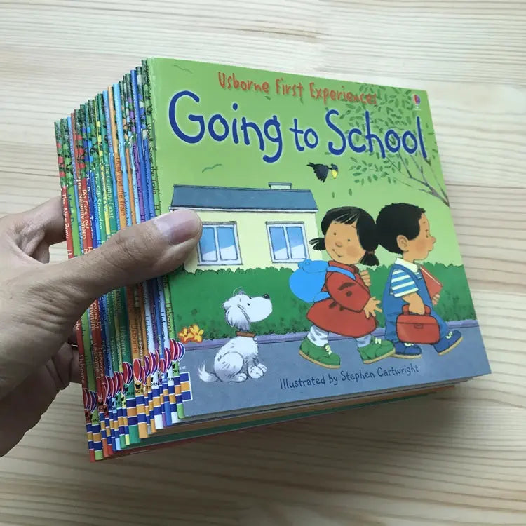 20Books/set 15X15Cm Kids Usborne Picture Books for Children Baby Famous Story English Child Book Educativo Infantil - Nova Trendz