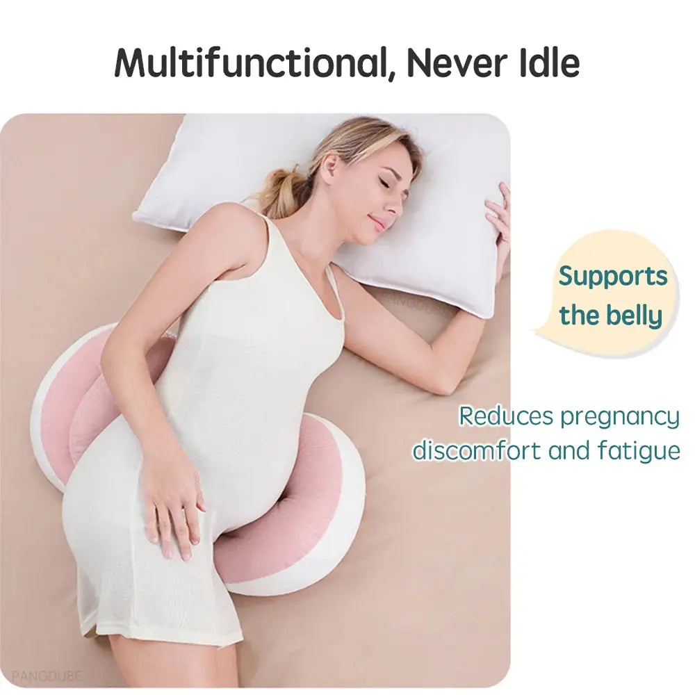 PANGDUBE Pregnancy Waist Support Pillow for Pregnant Women Sleeping Body Pillow Care for Pregnancy Cushion Adjustable Length Nova Trendz