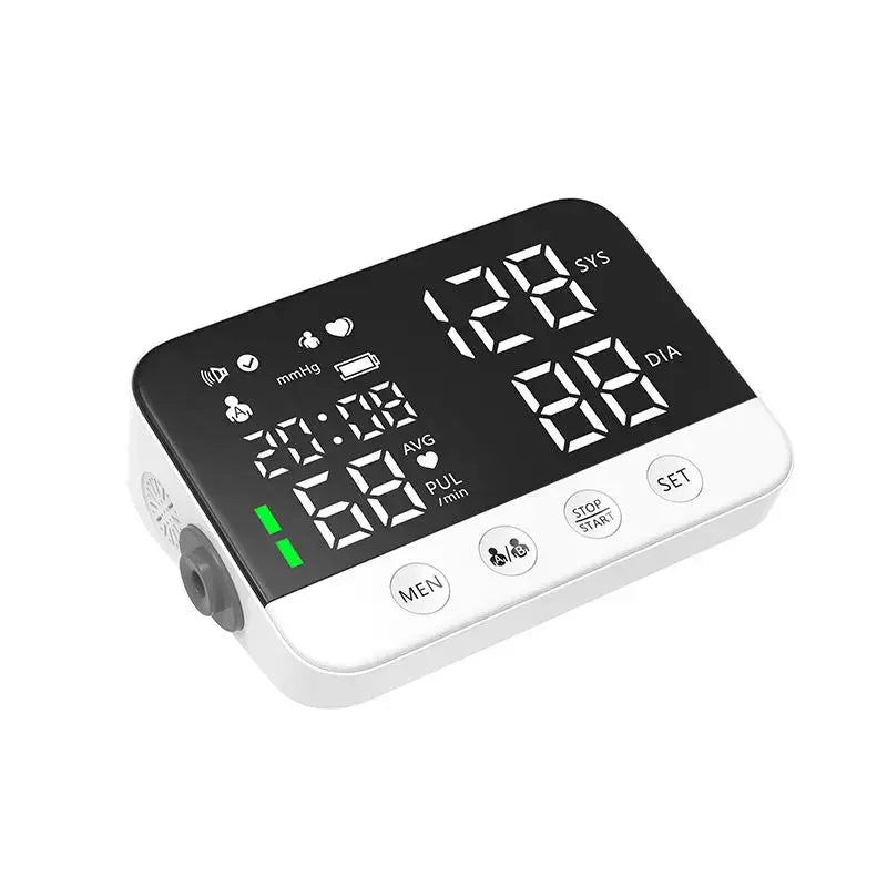 Blood Pressure Monitor Arm Cuff Tensiometer Tonometer Digital Voice Sphygmomanometer Electronic Medical BP Monitors Rechargeable Nova Trendz