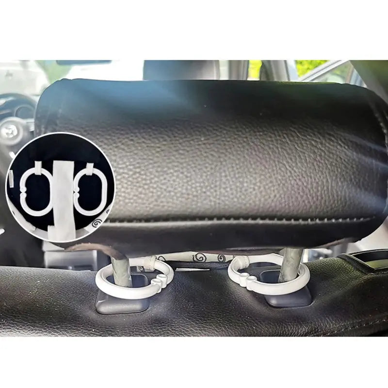 Black White View Back Seat Mirror Baby Car Mirror Safety Seat Headrest Rearview Mirror Baby Facing Rear Ward Car Kids Monitor Nova Trendz
