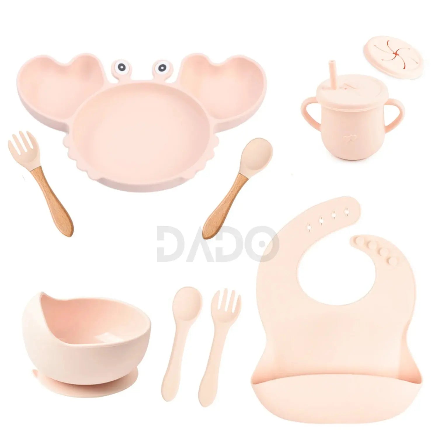 Customized Baby Silicone Feeding Set with Suction Cup Personalized Name Dish Divided Plate Bowl Spoon Cute Kid Eating Tableware Nova Trendz