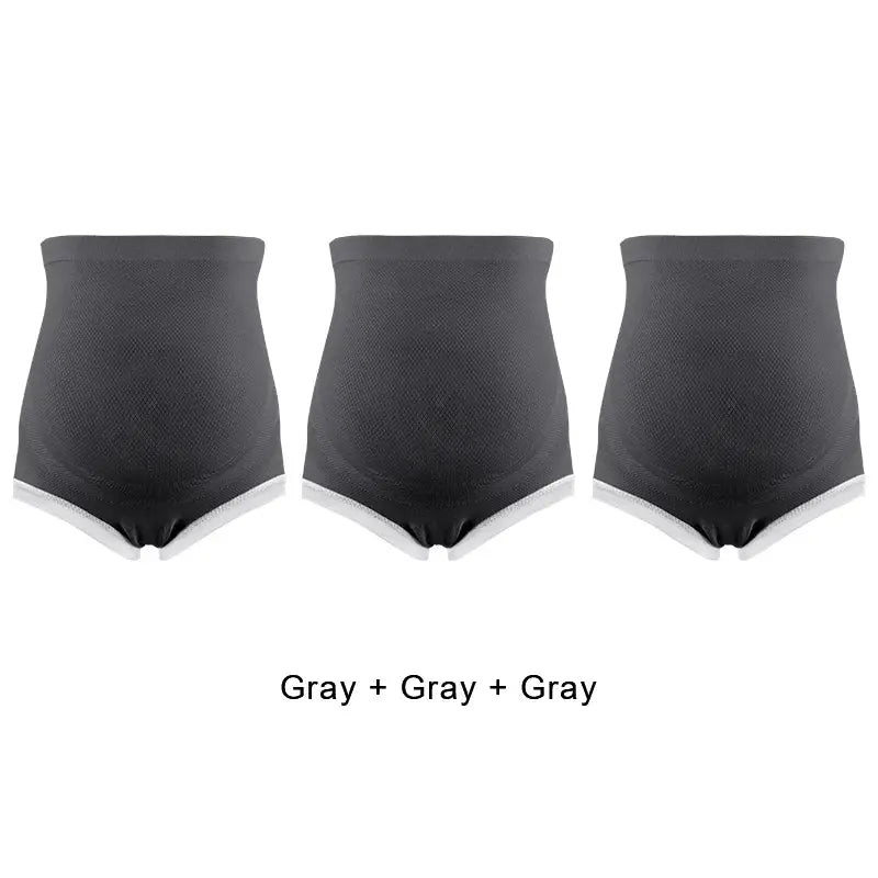 3PCS Maternity Panties High Waist Pregnant Panties Adjustable Belly Support Briefs for Pregnant Women Lace Solid Cozy Intimates Nova Trendz