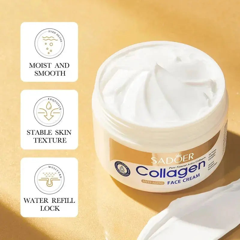 SADOER Collagen Skin Care Serie Collagen Facial Mask Moisturizing Anti-aging Repair Brightening Skin Facial Mask Facial Skincare Nova Trendz