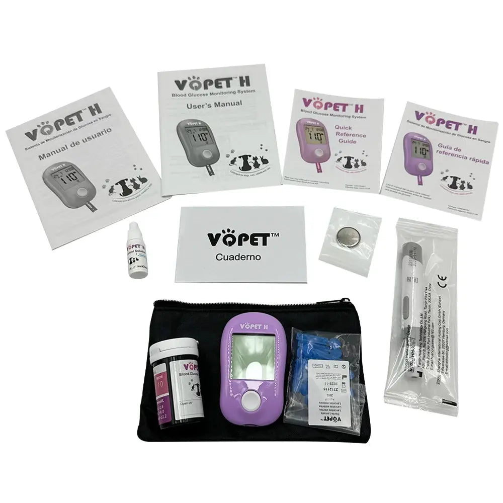Blood Glucose Meter Blood Glucose Monitoring System For Pet Use Professional Diabetes Management for Pets Accessories Clinic Nova Trendz