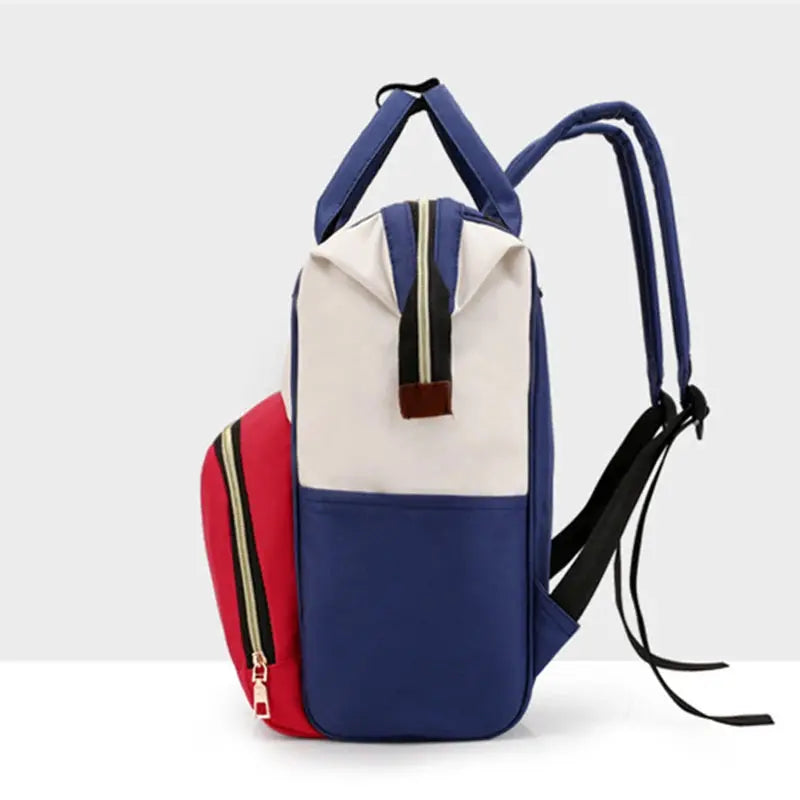 Large Capacity Canvas Mummy Bag Multifunctional Baby Bottle Thermal Insulation Travel Storage Bag Fashion Mummy Bag Hanging Bag Nova Trendz