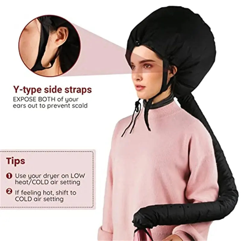 Hair Salon Curly Care Hat Professional Hairdressing Quick Drying Cap Dryer Diy Styling Tools Barbershop Home Stylist Accessories
