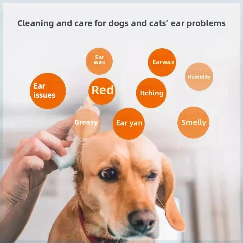 PetClear Pet Ear Drops Solution 60ml for Animal Ear Care Nova Trendz