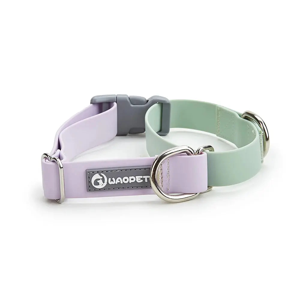 Dog Collar,Waterproof Dog Collar with Quick Release Buckle,Coated Stink-Proof Webbing Lightweight Collar for Medium & Small Dogs - Nova Trendz