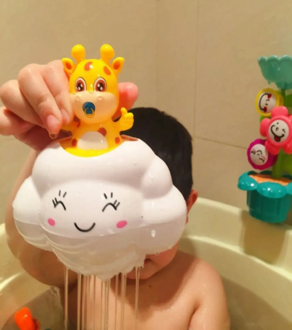 Baby Bath Toy, Bathing Cute Swimming Water Spraying Clouds Shower Bath Toy For Kids Water Playing Toy - Nova Trendz