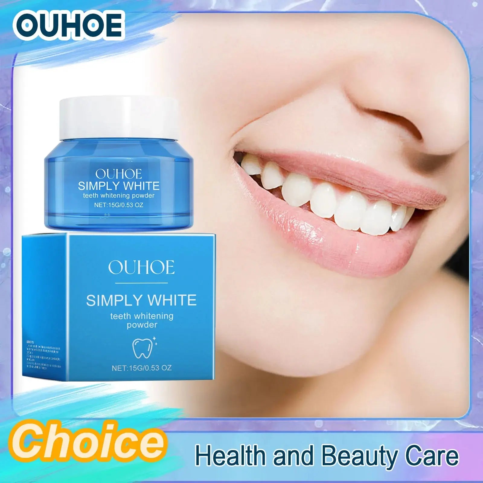 Teeth Whitening Powder Remove Yellow Plaque Stains Enamel Repair Dental Cleaning Toothpaste Fresh Breath Oral Hygiene Tooth Care Nova Trendz