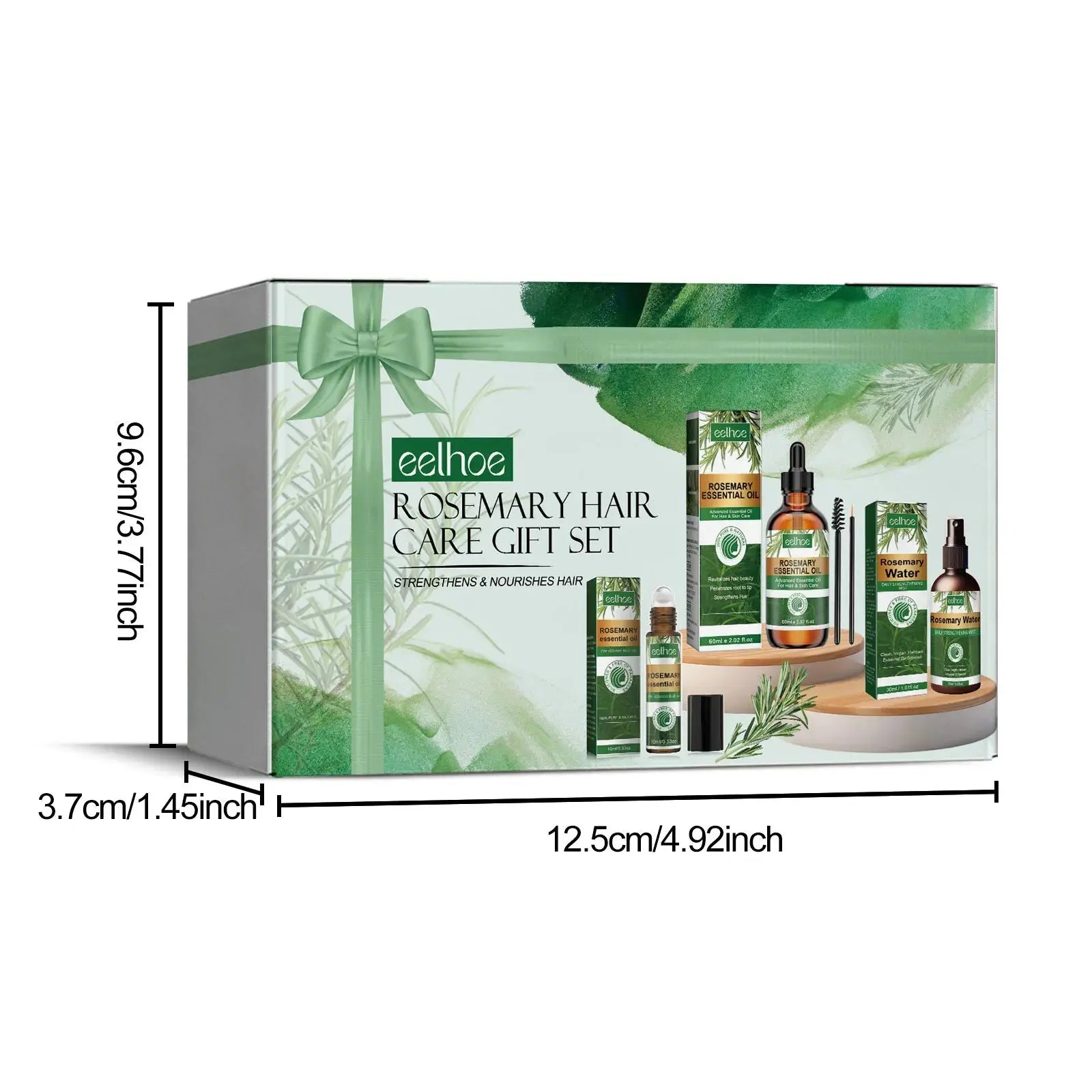 Rosemary Hair Care Set Contains Rosemary Hair Roller Hair Spray Essential Oil Nourish Hair Soft Fluffy Strong Moisturizing Root Nova Trendz