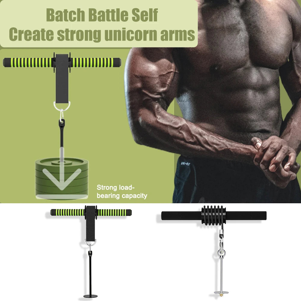 Forearm Roller Trainer Wrist Forearm Blaster Arm Muscle Strength Trainer Exerciser Fitness Equipment Home Gym Workout Accessory
