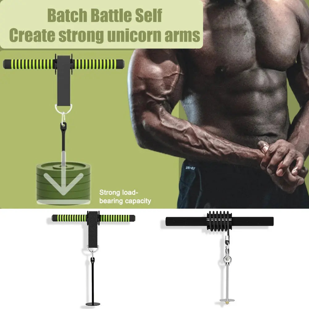 Forearm Roller Trainer Wrist Forearm Blaster Arm Muscle Strength Trainer Exerciser Fitness Equipment Home Gym Workout Accessory Nova Trendz