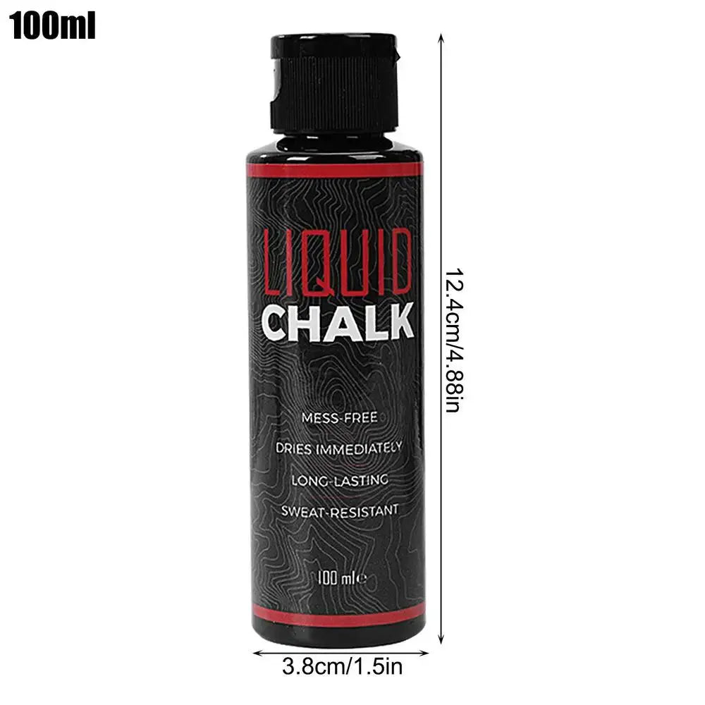 50ml/100ml Liquid Chalk Sweat-Resistant Workout Magnesium Powder Anti-slip Cream Grip Weight Lifting Climbing Gym Sports Chalk Nova Trendz