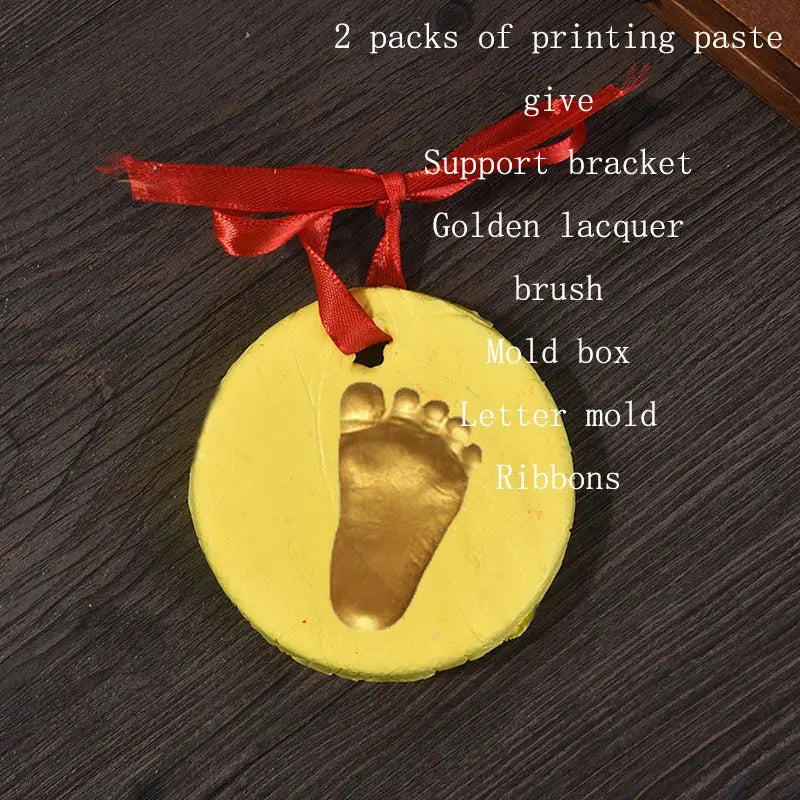Baby Handprint Footprint Kit DIY Inkless Hand And Foot Art Crafts Ornament Keepsake Capture Memories Hand Foot Nova Trendz