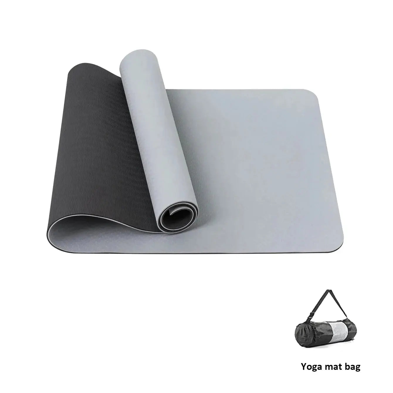 Yoga Mat,Double-Sided Non Slip Eco Friendly Fitness Exercise Mat with Strap TPE YogaMats for Women Men,for Yoga,Pilates,Exercise Nova Trendz