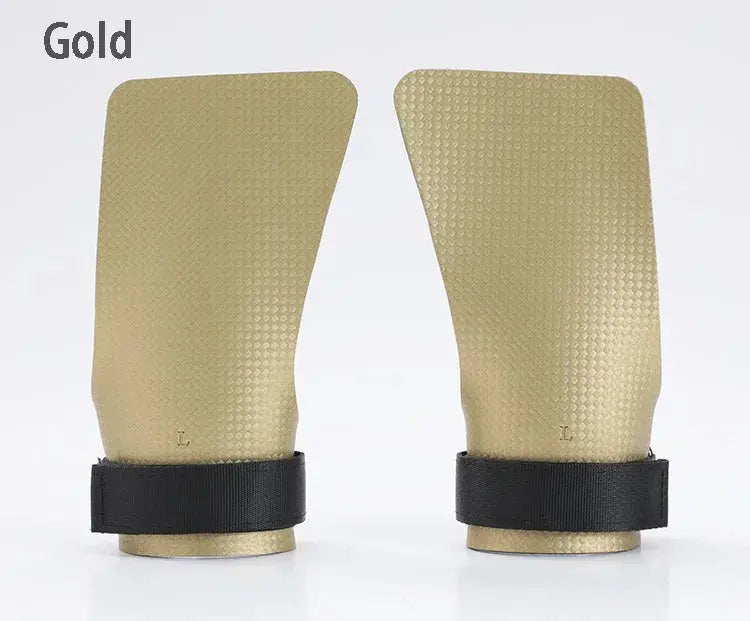 A Pair of Carbon No Finger Hole Hand Grips for Crossfit Pull Ups Cross Training Kettlebell Gymnastics Workout Palm Protector Nova Trendz