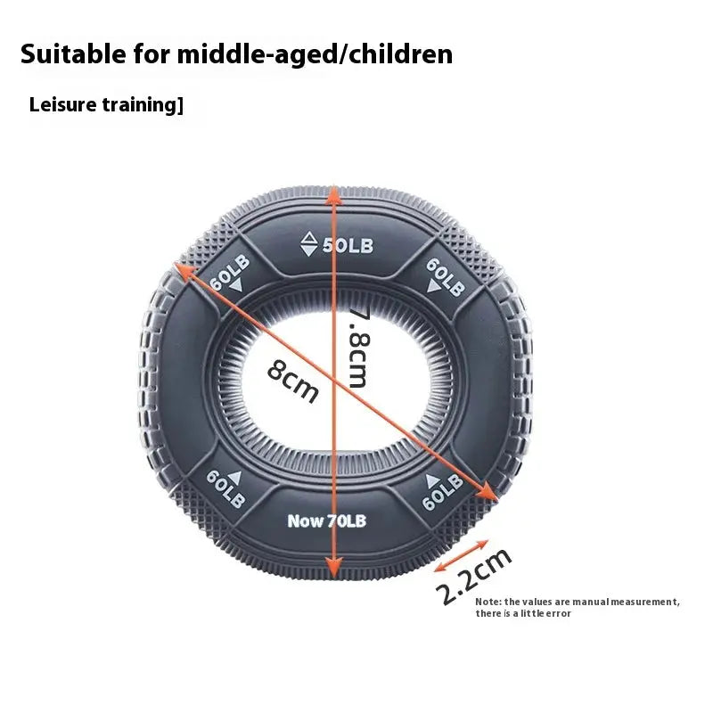 Octagonal Grip Ring Resistance Silicone Hand Exerciser Arm Strength Training Equipment Non-Slip Home Gym Fitness Workout Tool Nova Trendz