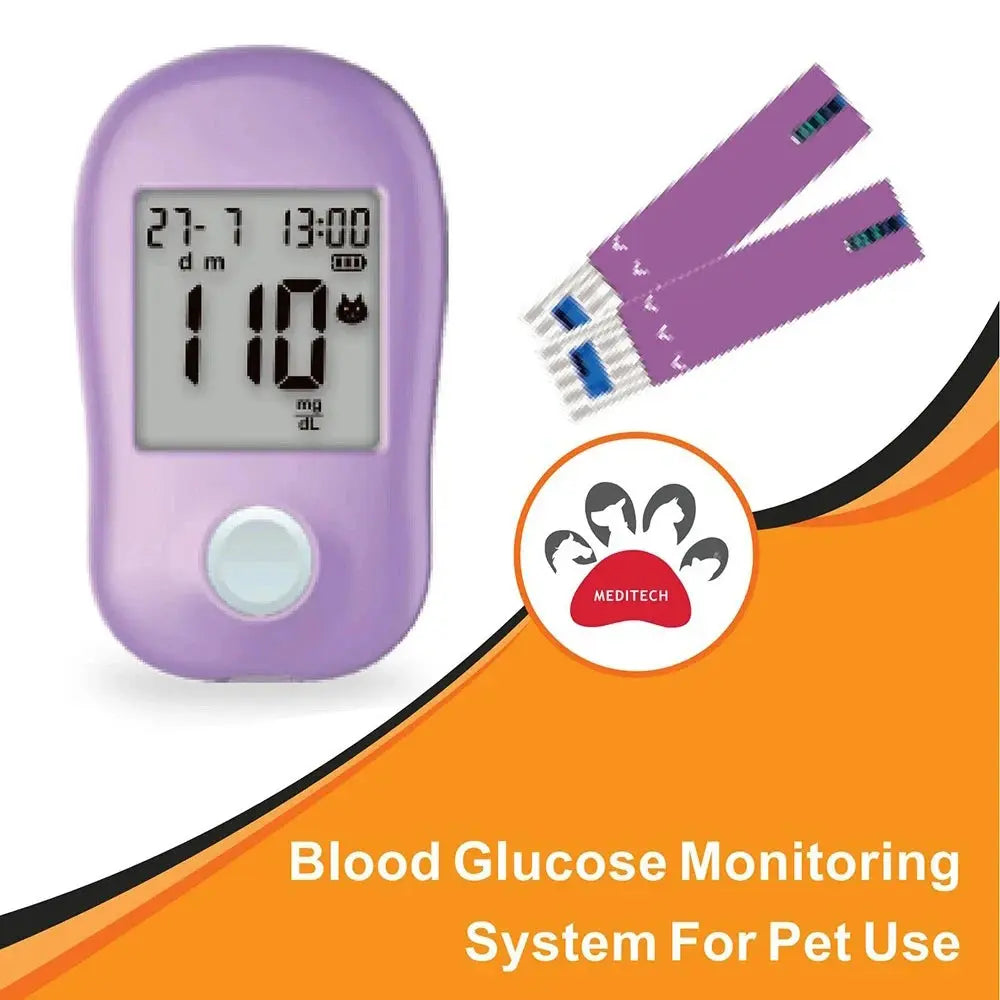 Blood Glucose Meter Blood Glucose Monitoring System For Pet Use Professional Diabetes Management for Pets Accessories Clinic Nova Trendz