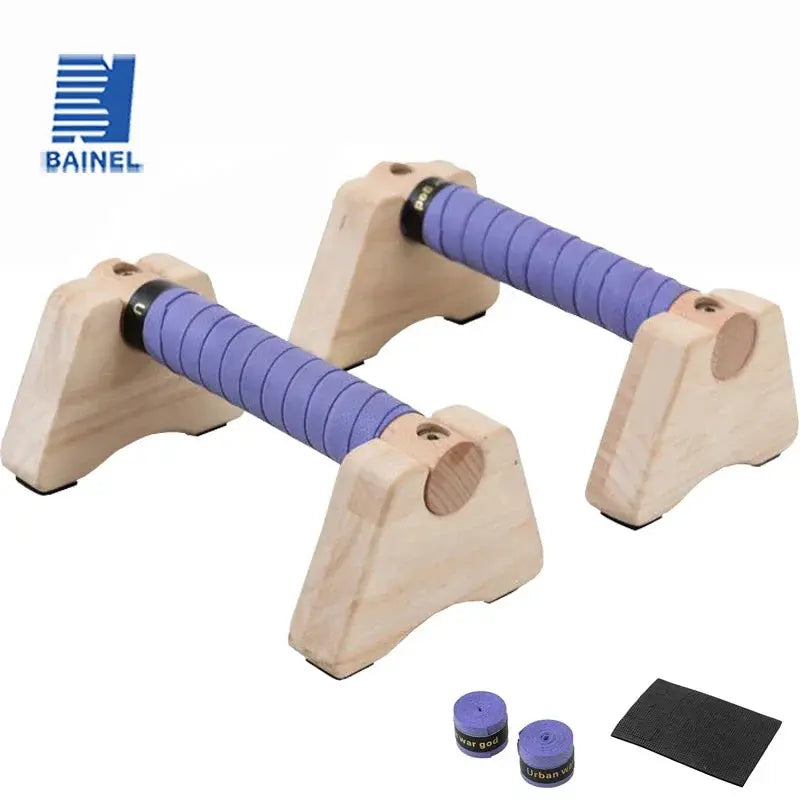 Wooden Push-up Stand Non-SlipPush Up Bar Handles Fitness Pushup Board Calisthenics Parallettes Bar Exercise Equipment for Home Nova Trendz
