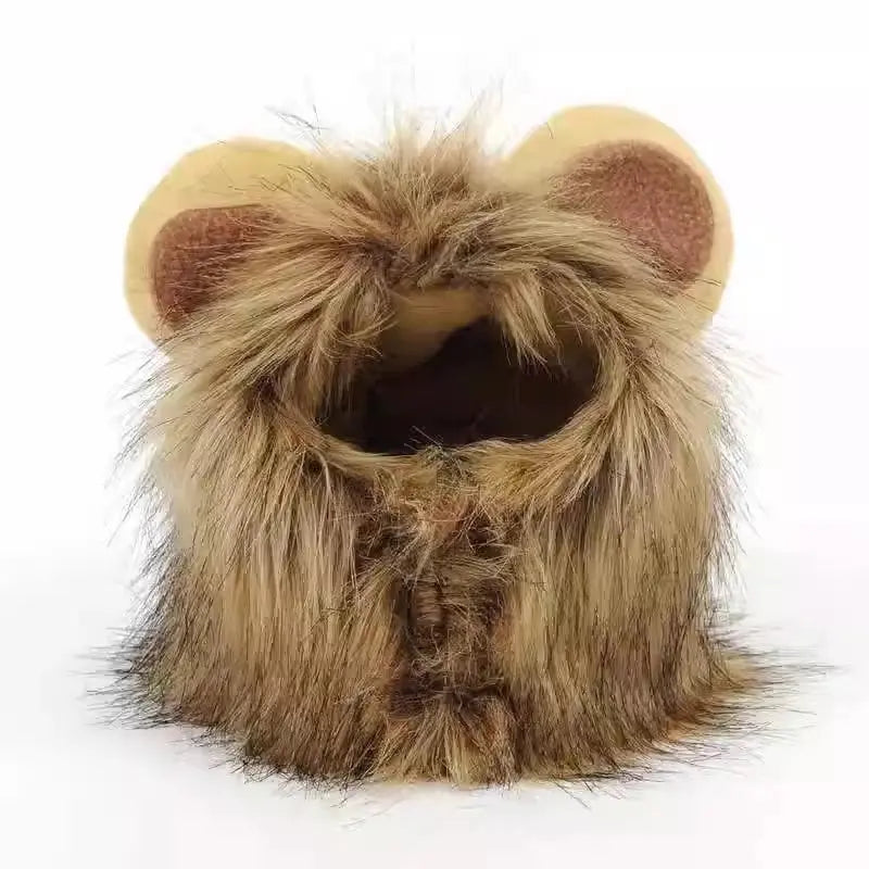 Cat Cosplay Dress Up Pet Hat Lion Mane for Cat Puppy Lion Wig Costume Party Decoration Halloween Christmas GatosPet Supplies Nova Trendz