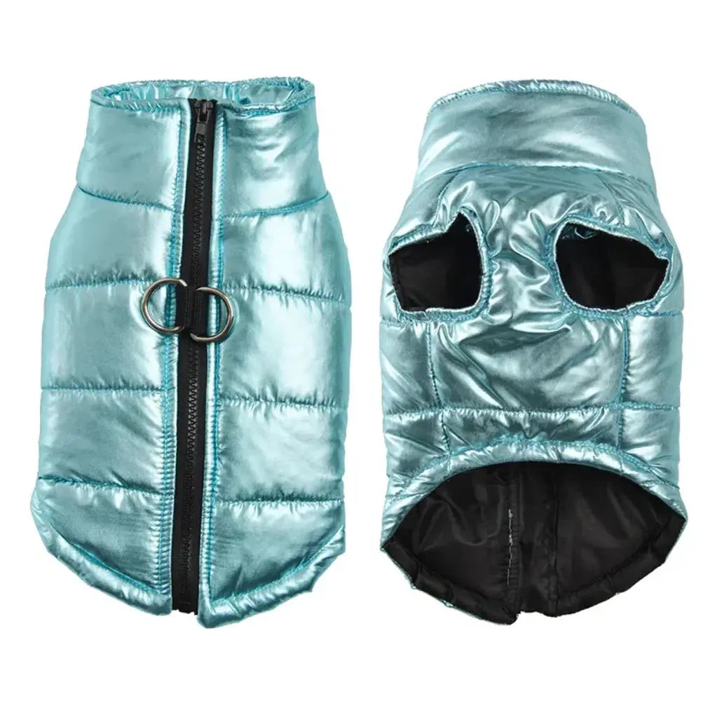Warm Dog Clothes For Winter Outdoor Waterproof Pet Vest Coat For Small Medium Dogs High Neck Pets Jacket Chihuahua Bulldog Parka - Nova Trendz