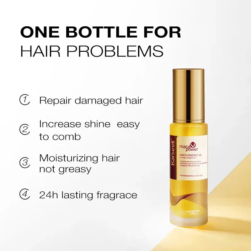 Karseell 50ml Moroccan Argan Oil 50ml 1.69 fl.oz for Hair Healing Cold Pressed Weightless Hair Serum for Dry Damaged Hair Nova Trendz