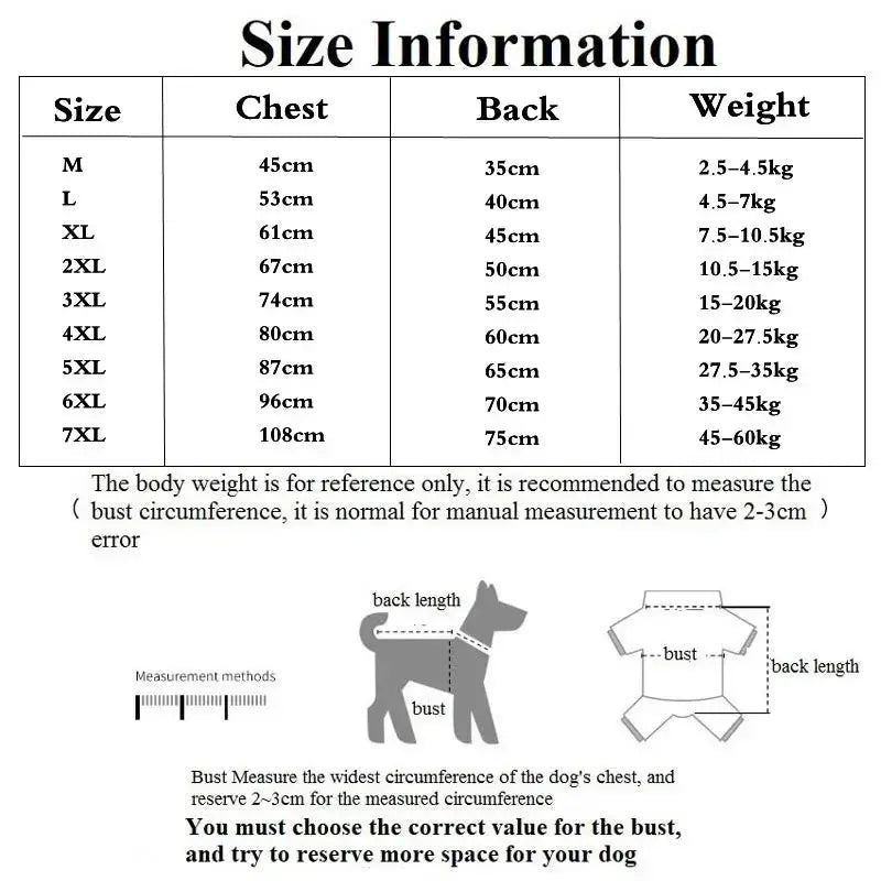 M~7XL Warm Big Dog Baseball Suit Medium Large Dogs Autumn Winter Clothing Golden Retriever Labrador Dog Sweater Thick Style - Nova Trendz