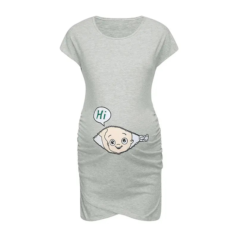 Cute Maternity Dress Loose Casual Dress Women Maternity Clothes Plus Size Pregnant Woman Maternity Dress Nova Trendz