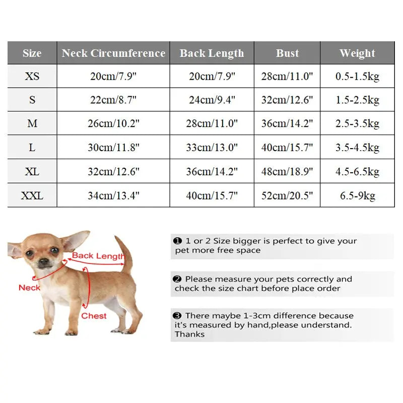 Winter Warm Dog Coat Jacket Windproof Dog Clothes for Small Dogs Padded Clothing Chihuahua Clothes Pet Supplies Nova Trendz