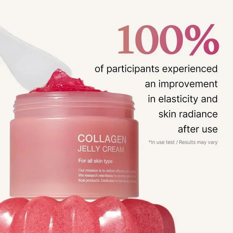 24h Glow & Lifted Collagen Jelly Cream Niacinamide And Hydrolyzed Collagen Strengthen The Skin Barrier And Moisturize The Skin Nova Trendz