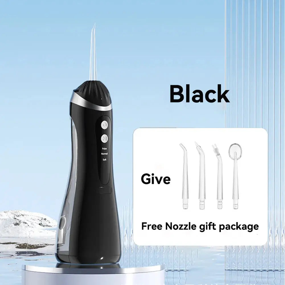 Oral Irrigator 3 Cleaning Modes Portable Rechargeable Waterproof  IP65 Dental Water FlosserTeeth Whitening Jet Floss 200ML Nova Trendz
