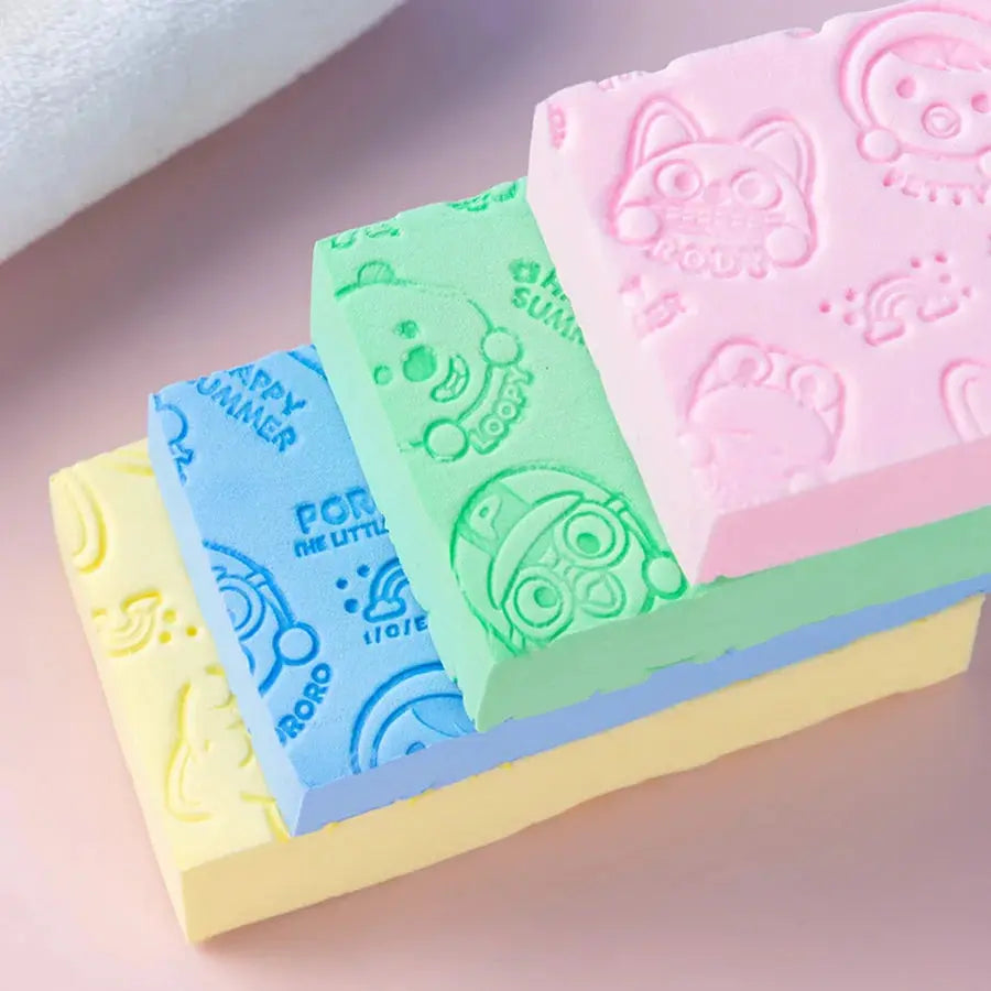 Baby bath sponge, children's bath sponge, rub dust, baby bath sponge, rub mud, soft baby - Nova Trendz