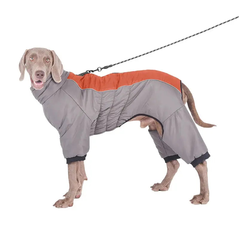 Waterproof Pet Dog Winter Jumpsuit Warm Medium Large Dogs Winter Jacket Clothes Labrador Bulldog Golden Retriever Costumes - Nova Trendz