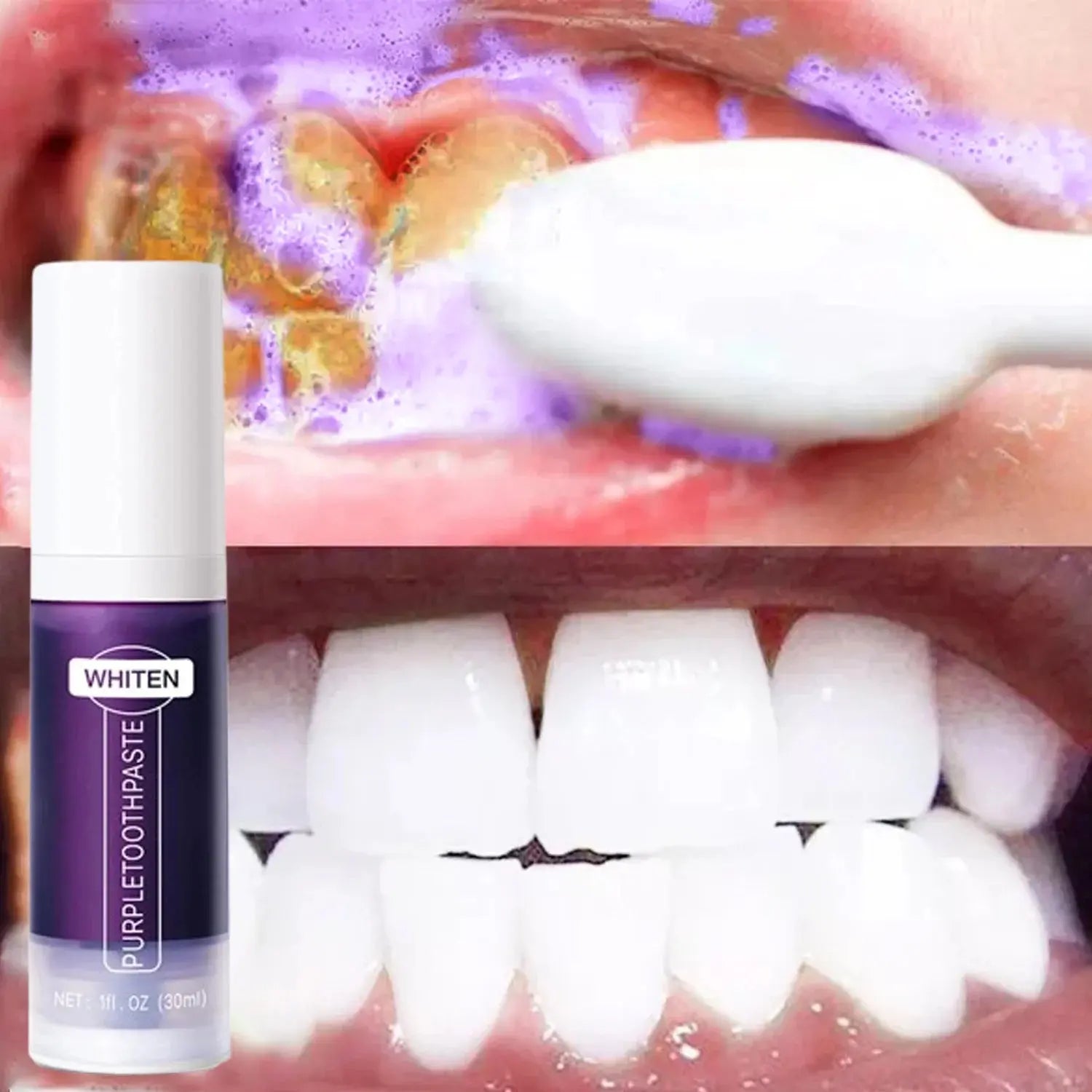 Teeth Whitening Toothpaste 5d Tooth Whitener Strips Oral Hygiene Cleaning Dental Bleaching Tools Fresh Breath Dentistry Care New - Nova Trendz